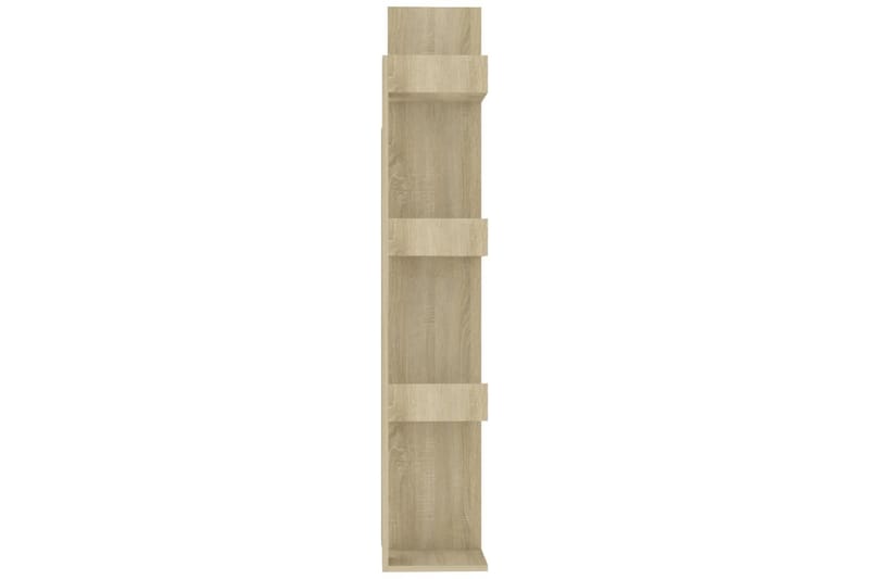 Kirjahylly Sonoma-tammi 48x25,5x140 cm lastulevy - Ruskea - Säilytys - Hylly - Kirjahylly