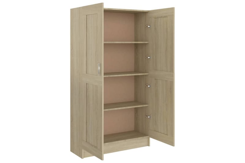 Kirjahylly Sonoma-tammi 82,5x30,5x150 cm lastulevy - Ruskea - Säilytys - Hylly - Kirjahylly
