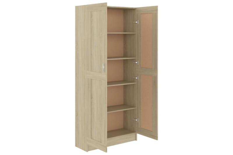 Kirjahylly Sonoma-tammi 82,5x30,5x185,5 cm lastulevy - Ruskea - Säilytys - Hylly - Kirjahylly