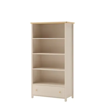 kirjahylly Story Beige, tammi - Beige, tammi - Säilytys - Hylly - Kirjahylly