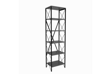 Kirjahylly Suadiye kirjahylly 50 cm antrasiitti, musta - Säilytys - Hylly - Kirjahylly