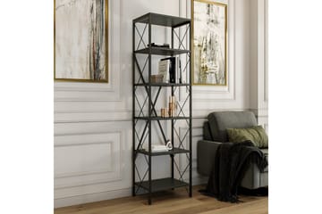 Kirjahylly Suadiye kirjahylly 50 cm antrasiitti, musta - Säilytys - Hylly - Kirjahylly
