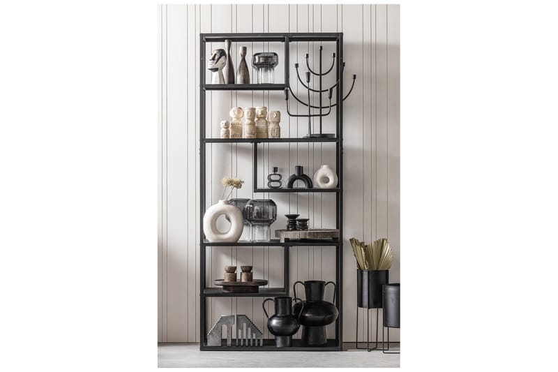 Kirjahylly Talako 35x85 cm - Musta - Säilytys - Hylly - Kirjahylly