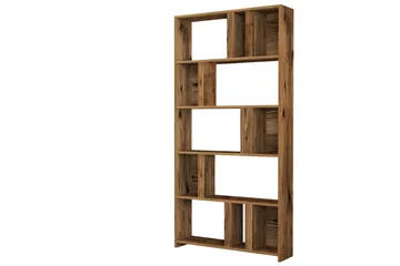 Kirjahylly Tibani 90x20 cm 5 hyllyä - Tummanruskea - Säilytys - Hylly - Kirjahylly