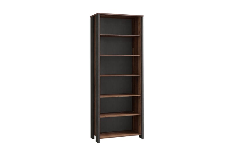 Kirjahylly Trevorton 42x87 cm - Ruskea/Harmaa - Säilytys - Hylly - Kirjahylly