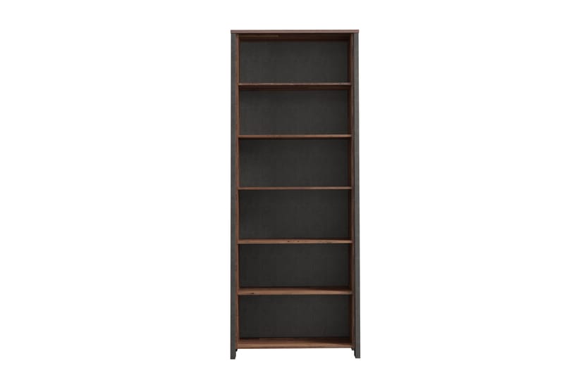Kirjahylly Trevorton 42x87 cm - Ruskea/Harmaa - Säilytys - Hylly - Kirjahylly