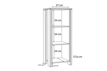Kirjahylly Trevorton 47x115 cm - Tummanruskea - Säilytys - Hylly - Kirjahylly