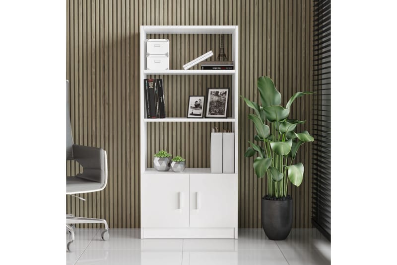 Kirjahylly Tully 38x64 cm - Valkoinen - Säilytys - Hylly - Kirjahylly