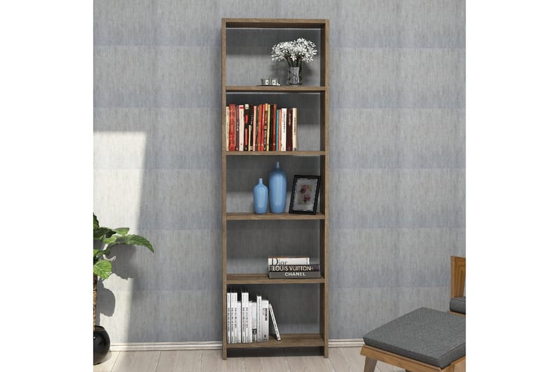 Kirjahylly Tyrsberget 50 cm - Ruskea - Säilytys - Hylly - Kirjahylly