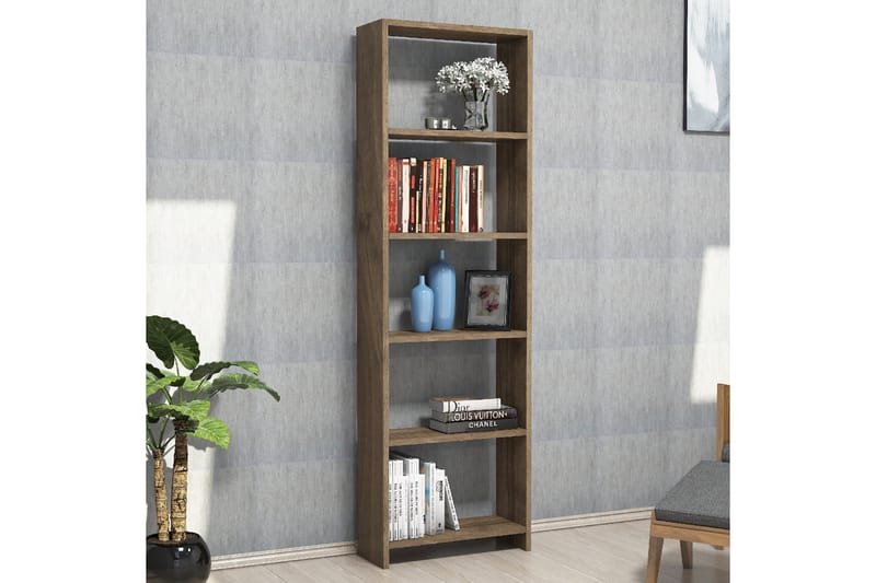 Kirjahylly Tyrsberget 50 cm - Ruskea - Säilytys - Hylly - Kirjahylly