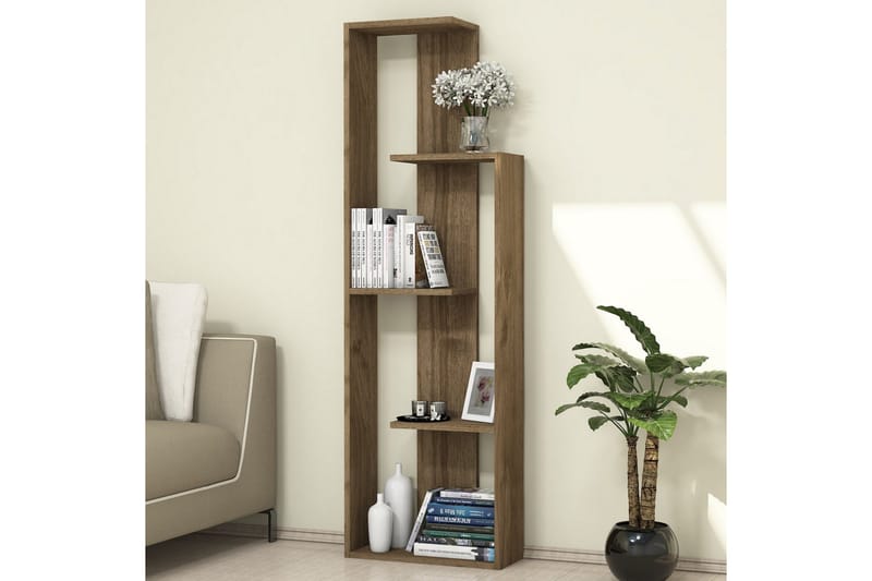 Kirjahylly Tyrsberget 50 cm - Ruskea - Säilytys - Hylly - Kirjahylly