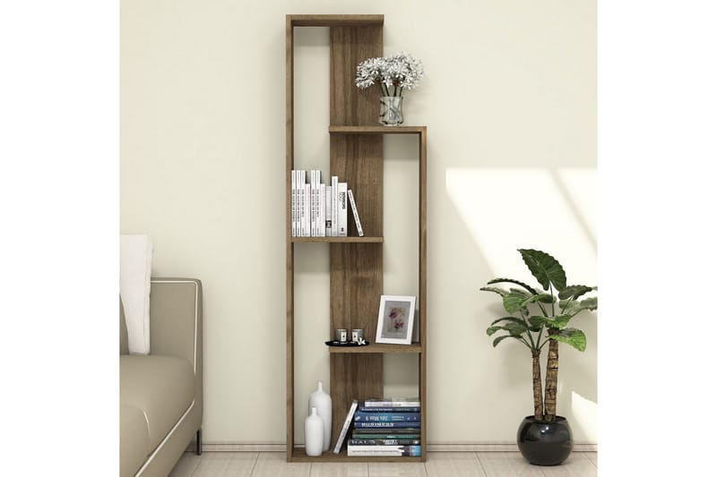 Kirjahylly Tyrsberget 50 cm - Ruskea - Säilytys - Hylly - Kirjahylly
