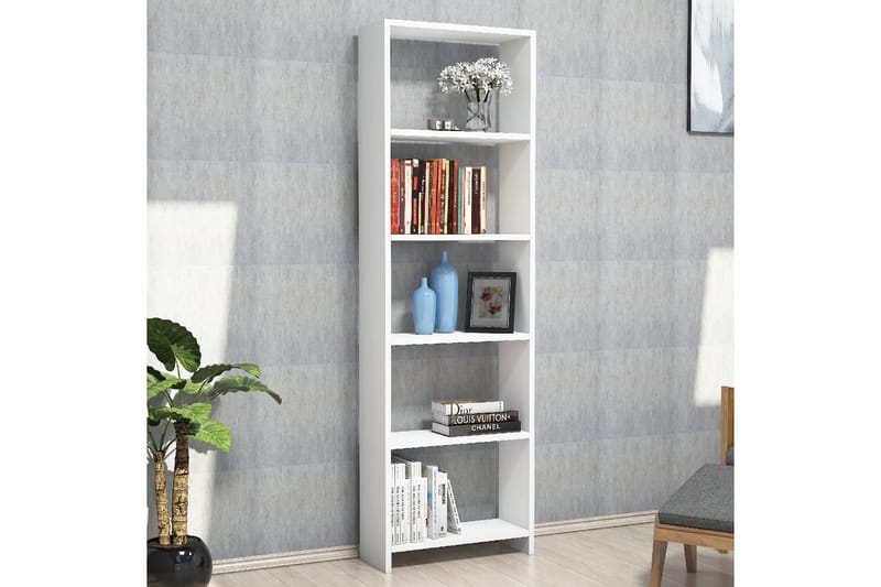 Kirjahylly Tyrsberget 50 cm - Valkoinen - Säilytys - Hylly - Kirjahylly