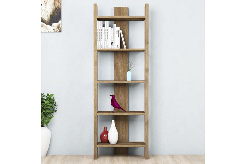 Kirjahylly Tyrsberget 52 cm - Vaaleanruskea - Säilytys - Hylly - Kirjahylly