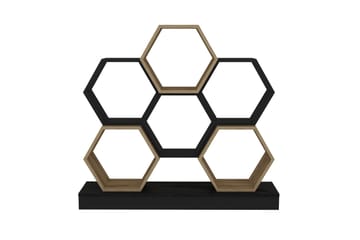 Kirjahylly Urgby 120x109 cm - Musta - Säilytys - Hylly - Kirjahylly