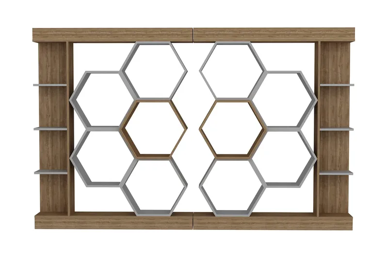 Kirjahylly Urgby 140x177,4 cm - Valkoinen - Säilytys - Hylly - Kirjahylly