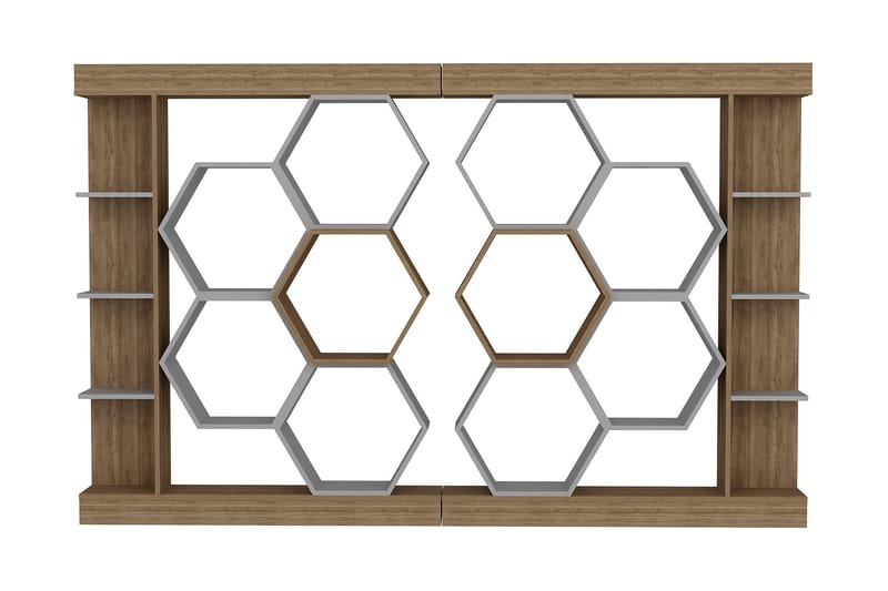 Kirjahylly Urgby 140x177,4 cm - Valkoinen - Säilytys - Hylly - Kirjahylly