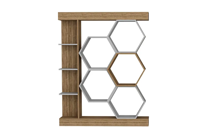 Kirjahylly Urgby 140x177,4 cm - Valkoinen - Säilytys - Hylly - Kirjahylly