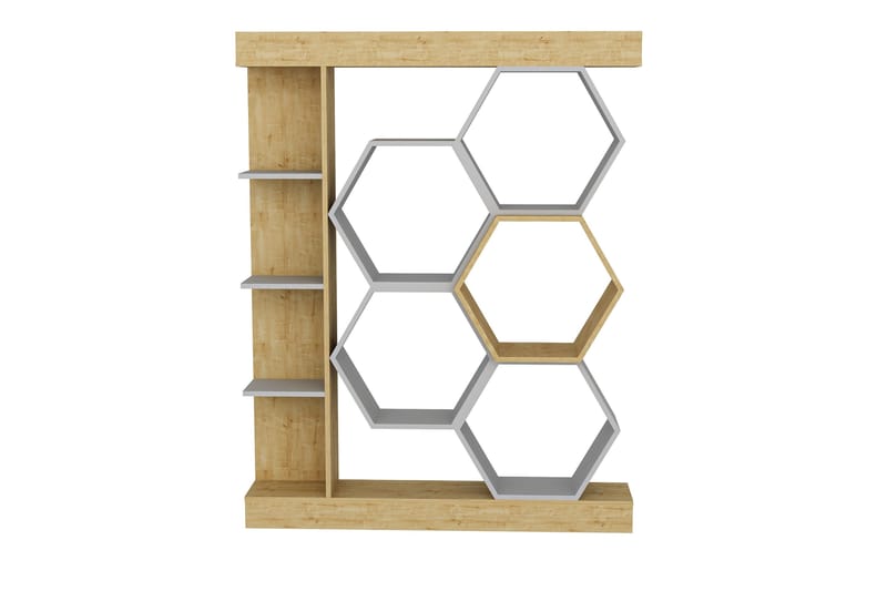 Kirjahylly Urgby 140x177,4 cm - Valkoinen - Säilytys - Hylly - Kirjahylly