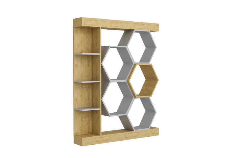 Kirjahylly Urgby 140x177,4 cm, Valkoinen