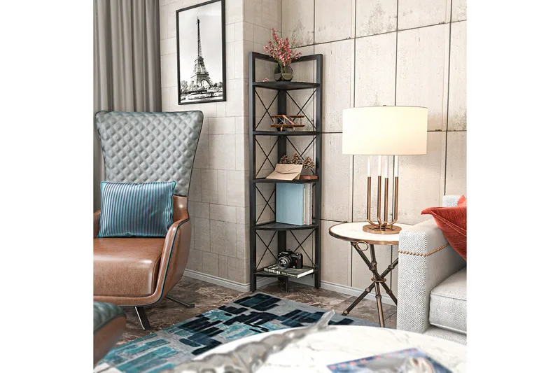 Kirjahylly Urgby 30,5x160 cm - Musta - Säilytys - Hylly - Kirjahylly