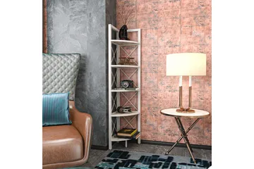 Kirjahylly Urgby 30,5x160 cm - Valkoinen - Säilytys - Hylly - Kulmahylly