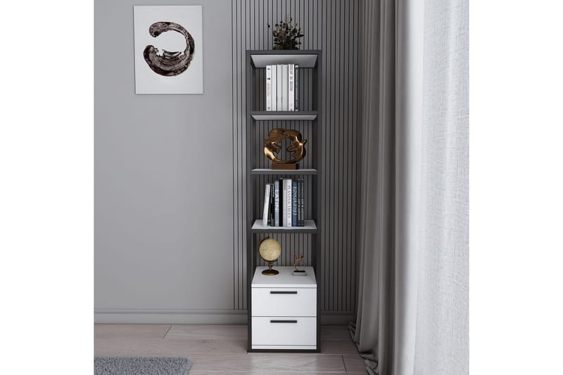 Kirjahylly Urgby 39x160 cm - Musta - Säilytys - Hylly - Kirjahylly