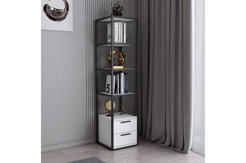 Kirjahylly Urgby 39x160 cm - Musta - Säilytys - Hylly - Kirjahylly