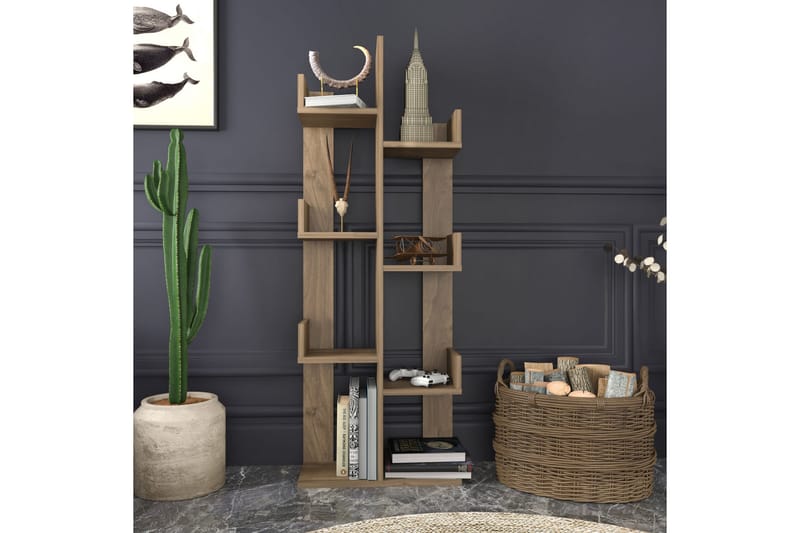 Kirjahylly Urgby 50x173 cm - Ruskea - Säilytys - Hylly - Kirjahylly