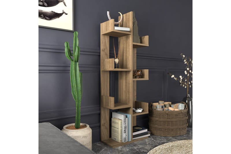 Kirjahylly Urgby 50x173 cm - Ruskea - Säilytys - Hylly - Kirjahylly