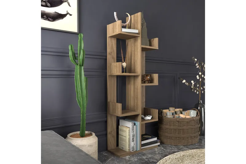 Kirjahylly Urgby 50x173 cm - Ruskea - Säilytys - Hylly - Kirjahylly