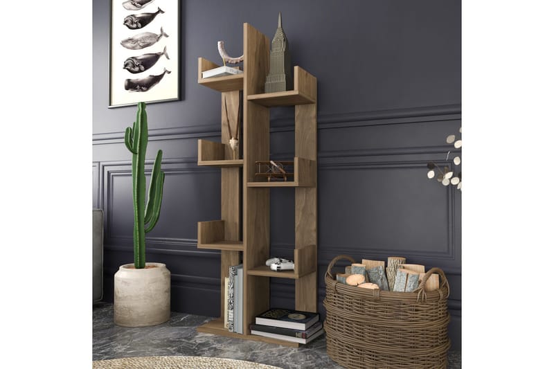 Kirjahylly Urgby 50x173 cm - Ruskea - Säilytys - Hylly - Kirjahylly