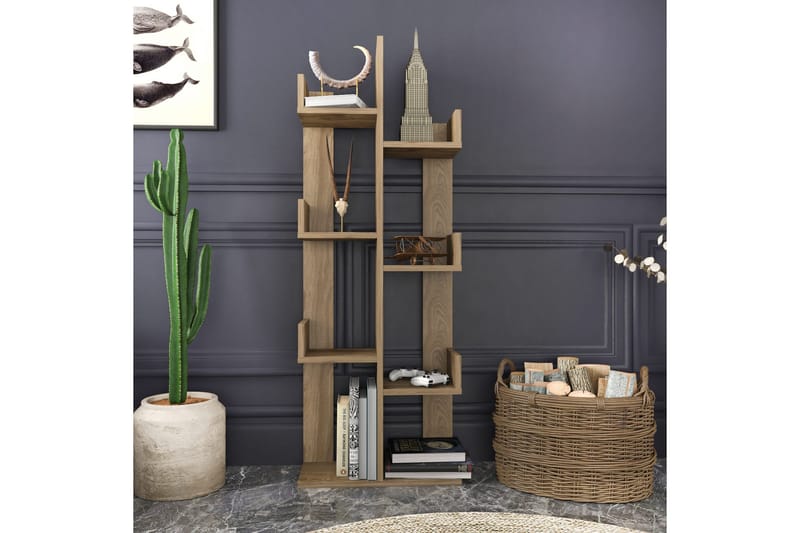 Kirjahylly Urgby 50x173 cm - Ruskea - Säilytys - Hylly - Kirjahylly