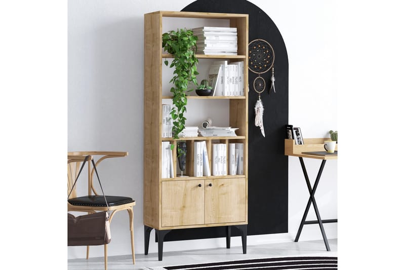 Kirjahylly Urgby 60x175 cm - Sininen - Säilytys - Hylly - Kirjahylly