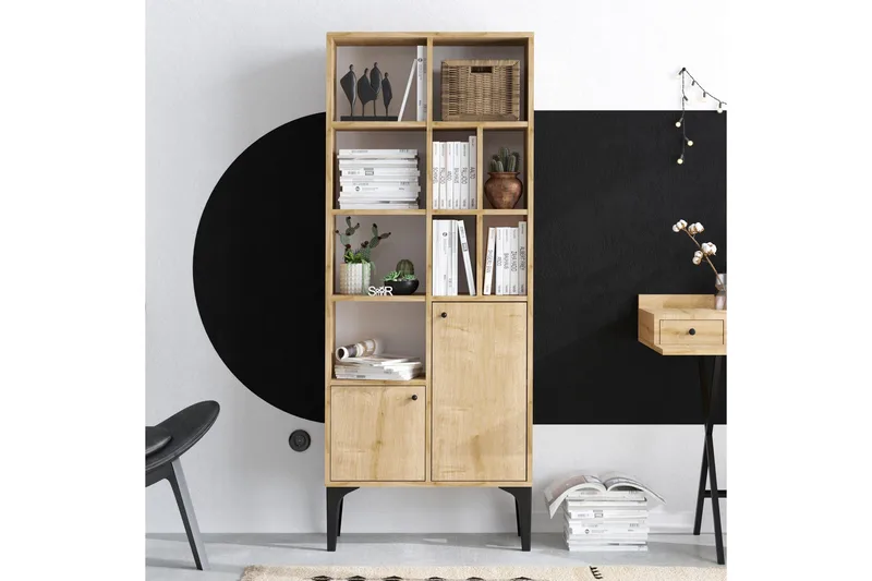 Kirjahylly Urgby 60x175 cm - Sininen - Säilytys - Hylly - Kirjahylly