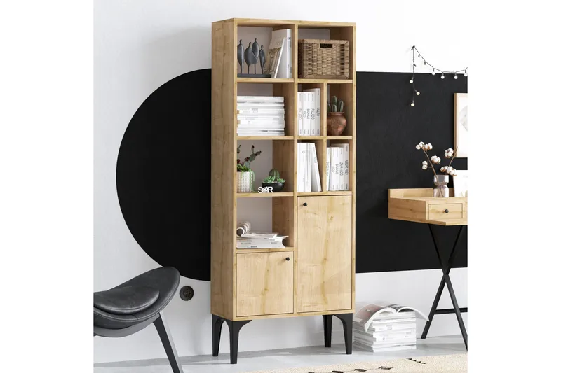 Kirjahylly Urgby 60x175 cm - Sininen - Säilytys - Hylly - Kirjahylly