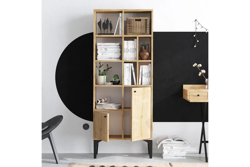 Kirjahylly Urgby 60x175 cm - Sininen - Säilytys - Hylly - Kirjahylly