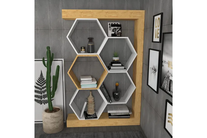 Kirjahylly Urgby 90x140 cm - Ruskea - Säilytys - Hylly - Kirjahylly