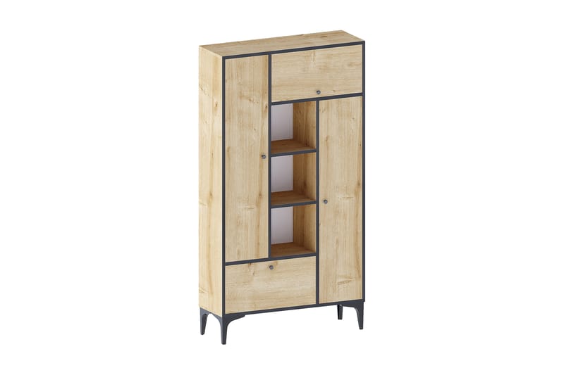 Kirjahylly Urgby 96x177 cm - Sininen - Säilytys - Hylly - Kirjahylly