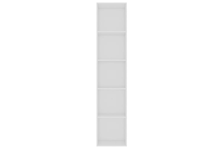 Kirjahylly valkoinen 40x30x189 cm lastulevy - Valkoinen - Kirjahylly - Hylly