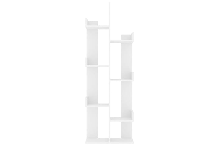 Kirjahylly valkoinen 48x25,5x140 cm lastulevy - Valkoinen - Kirjahylly - Hylly