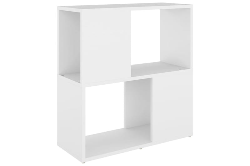 Kirjahylly valkoinen 60x24x63 cm lastulevy - Valkoinen - Säilytys - Hylly - Kirjahylly