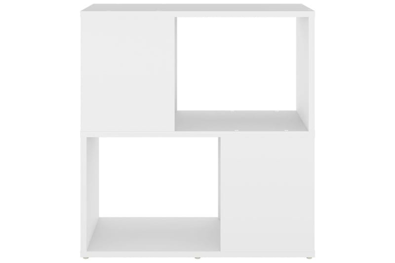 Kirjahylly valkoinen 60x24x63 cm lastulevy - Valkoinen - Säilytys - Hylly - Kirjahylly
