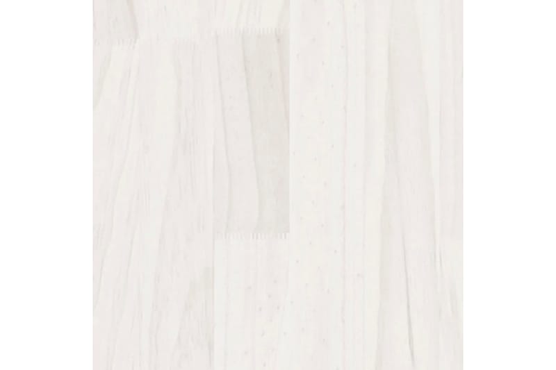 Kirjahylly valkoinen 80x35x71 cm täysi mänty - Valkoinen - Säilytys - Hylly - Kirjahylly