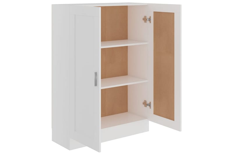 Kirjahylly valkoinen 82,5x30,5x115 cm lastulevy - Valkoinen - Säilytys - Hylly - Kirjahylly