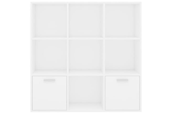 Kirjahylly valkoinen 98x30x98 cm lastulevy - Valkoinen - Kirjahylly - Hylly