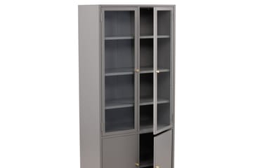 Kirjahylly Venture Home Bakal-kirjahylly 80x40,5x190 cm Ljusgrå - Säilytys - Hylly - Kirjahylly