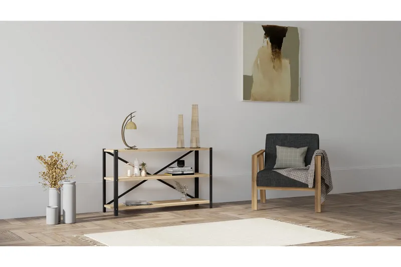 Kirjahylly Violaceae 103x60 cm - Sininen - Säilytys - Hylly - Kirjahylly