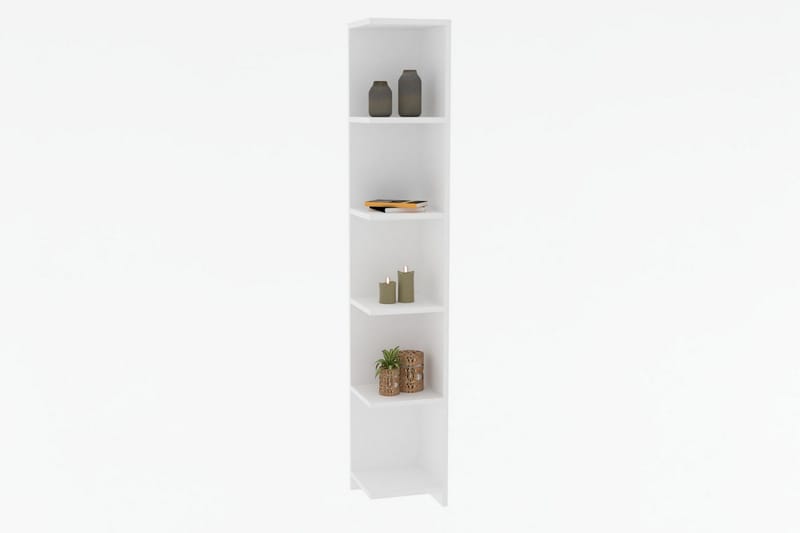 Kirjahylly Violaceae 25x160 cm - Valkoinen - Säilytys - Hylly - Kirjahylly