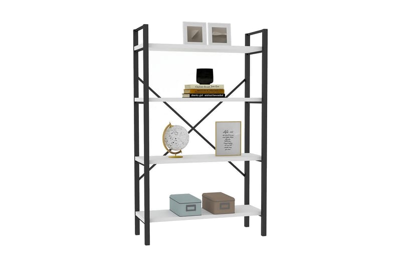 Kirjahylly Violaceae 60x100 cm - Valkoinen - Säilytys - Hylly - Kirjahylly